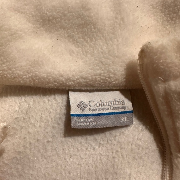 Columbia Cream Fleece Jacket - Picture 3 of 3